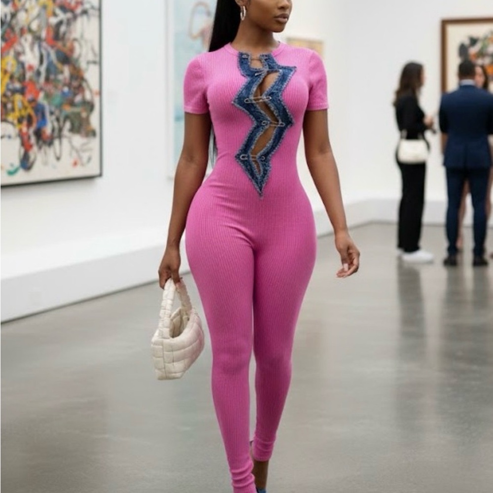 Chic Pink Jumpsuit